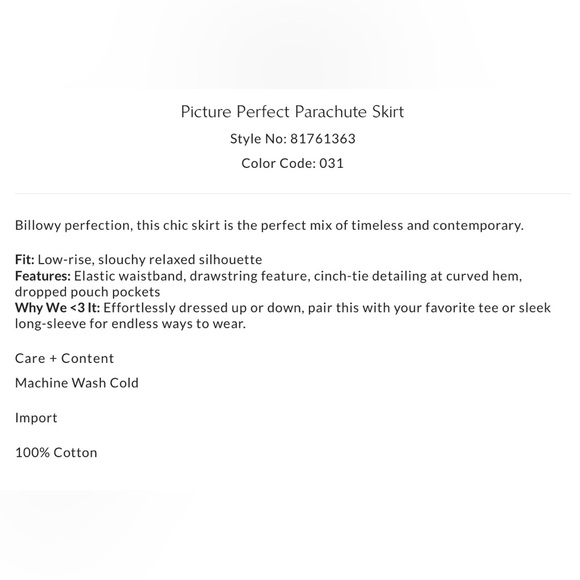 NWT Free People M Picture Perfect Parachute Skirt in Avacado Tree Green $78 - Picture 4 of 5